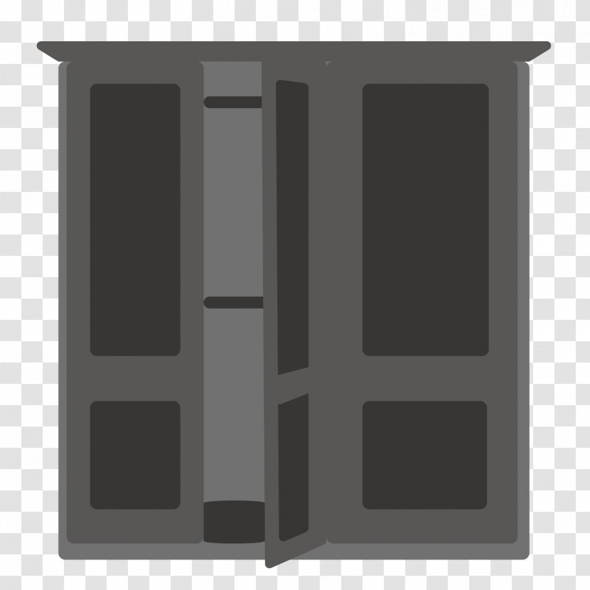 Door Wardrobe - Lock - Two Open Closet Transparent PNG
