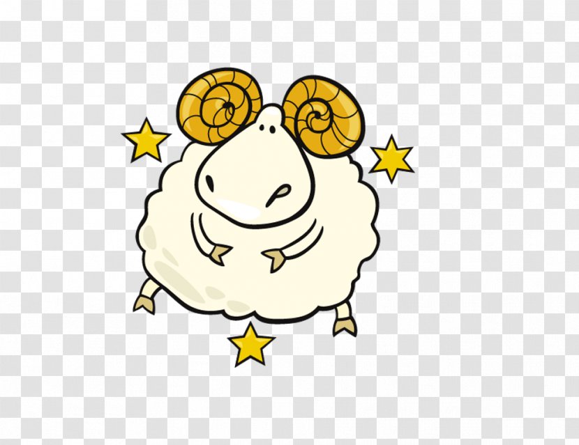 Aries Astrological Sign Clip Art - Cartoon - Sheep Transparent PNG