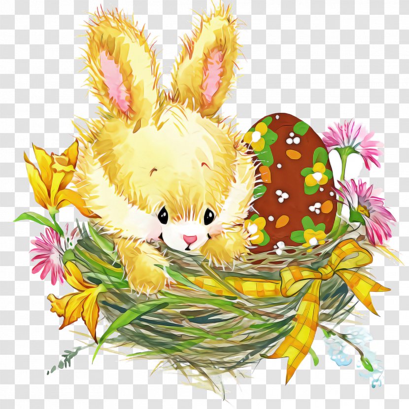 Easter Bunny - Rabbits And Hares - Plant Transparent PNG