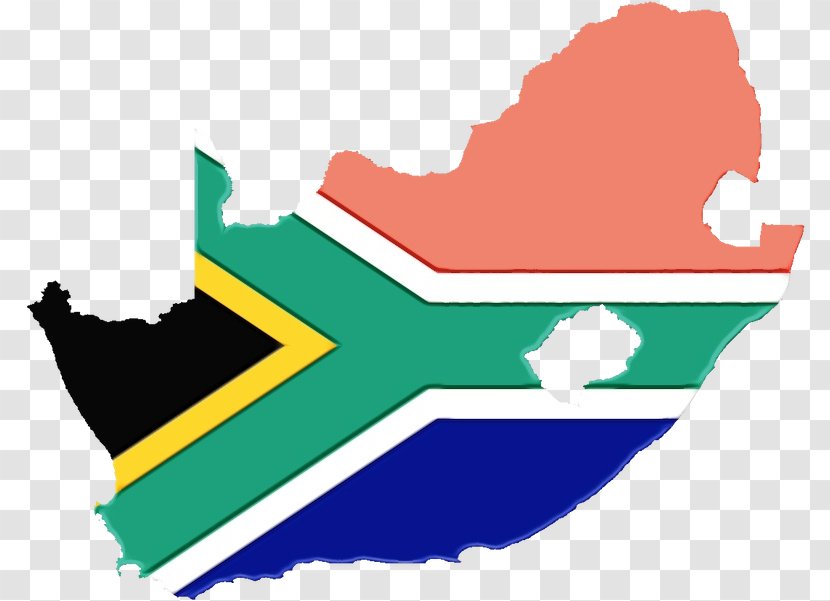 Flag Cartoon - Of South Africa - Gesture Logo Transparent PNG