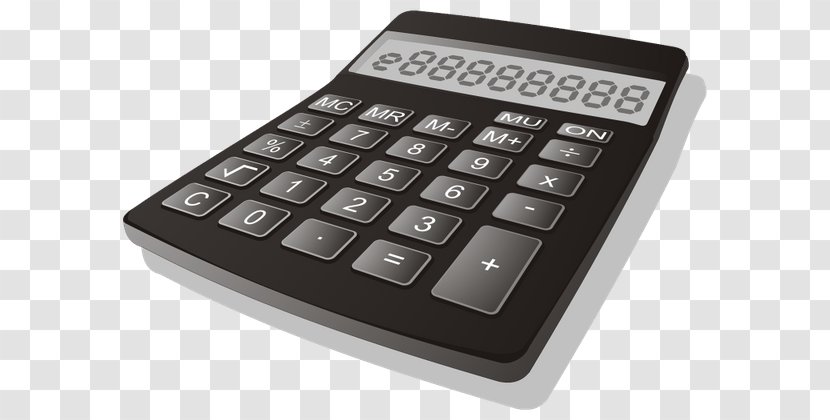 Clip Art Calculator Image - Numeric Keypad Transparent PNG