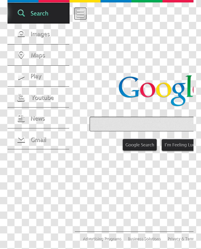Google Search Engine User Interface - Pattern - Dark Transparent PNG
