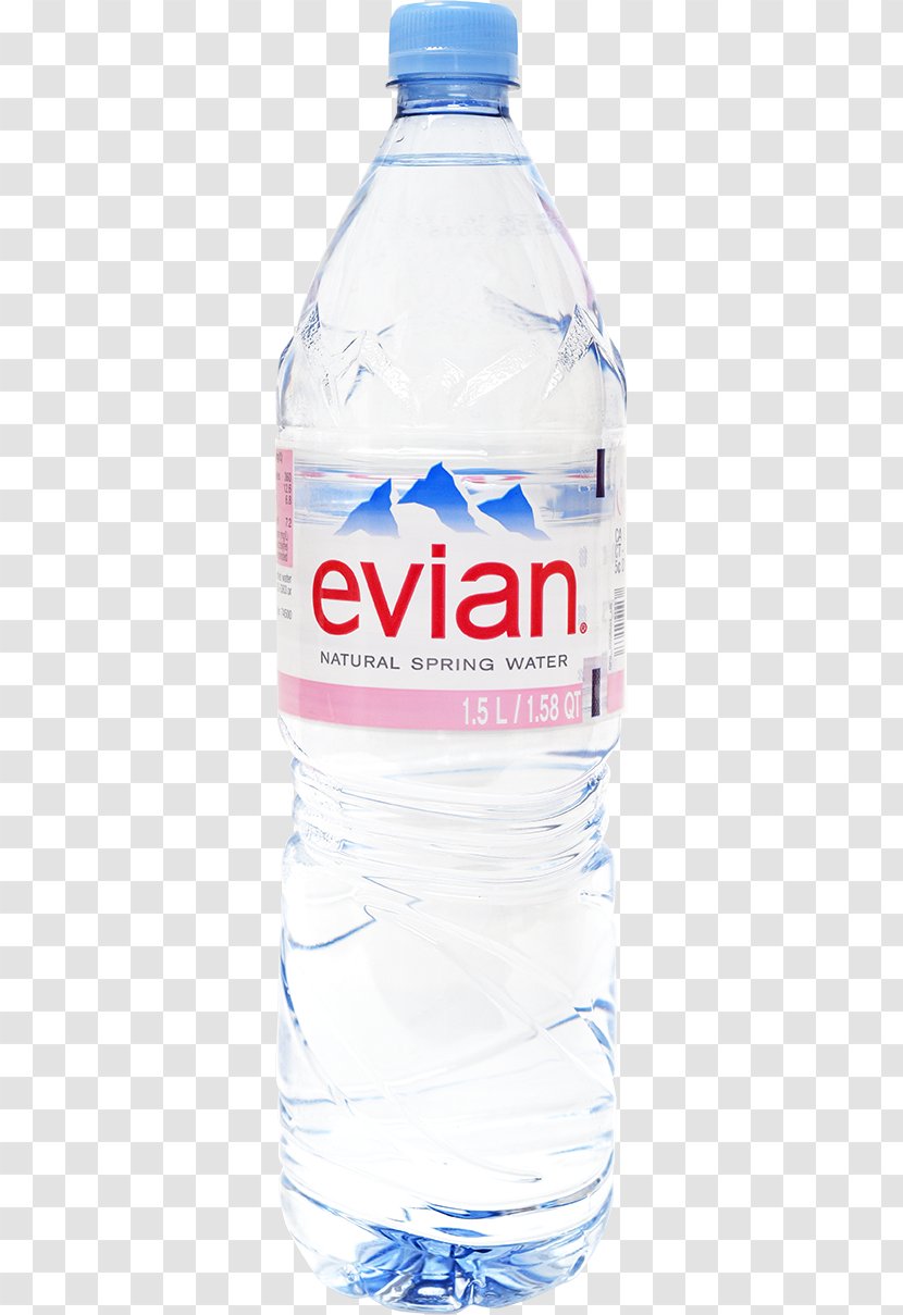 Mineral Water Bottles Evian Brumisateur Facial Spray - Bottle Transparent PNG