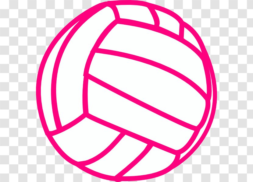 Volleyball Sport Black Clip Art - Ball - Dig Pink Cliparts Transparent PNG