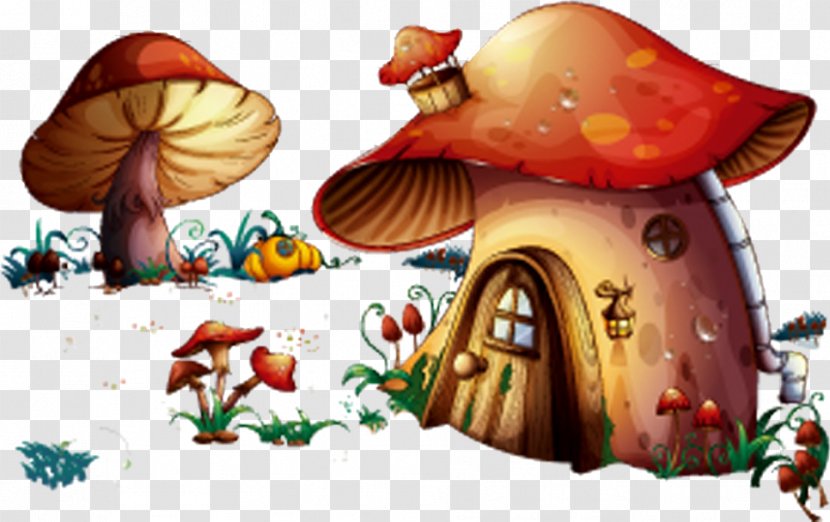 Mushroom House Royalty-free Illustration Transparent PNG