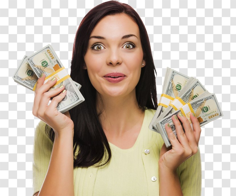 Money Loan Payment Stock Photography Cash Flow - Woman Holding Book Transparent PNG