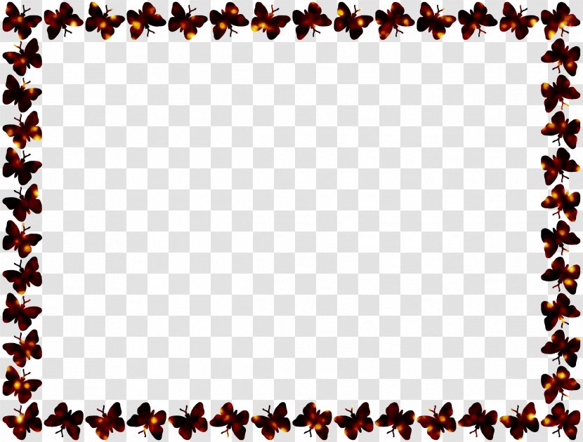 Monarch Butterfly Picture Frames Clip Art - Borders Transparent PNG
