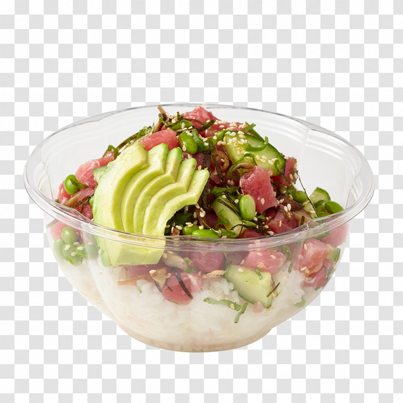 Poke Vegetarian Cuisine Salad Food Dish - Waldorf - Tuna Transparent PNG