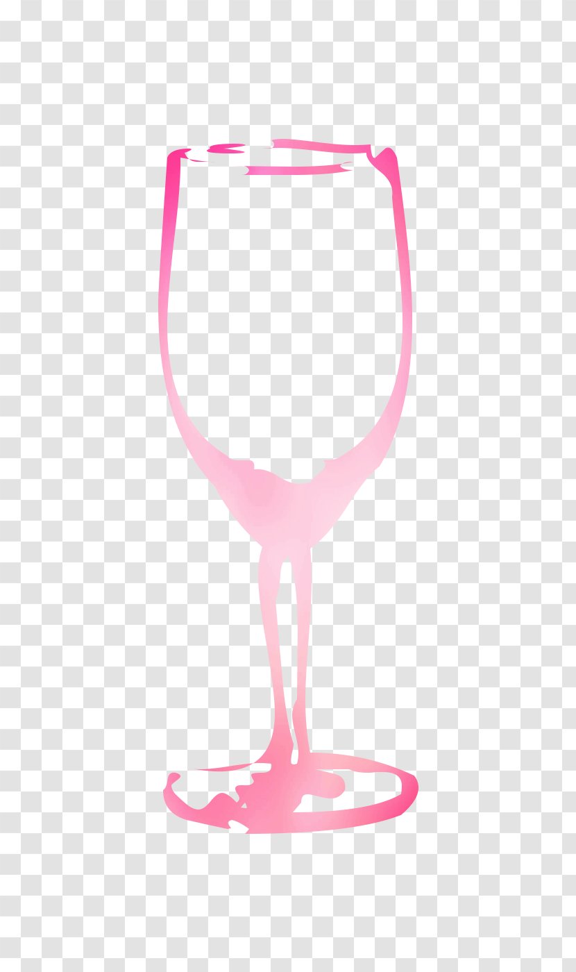 Wine Glass Champagne Product Design - Pink - Drinkware Transparent PNG