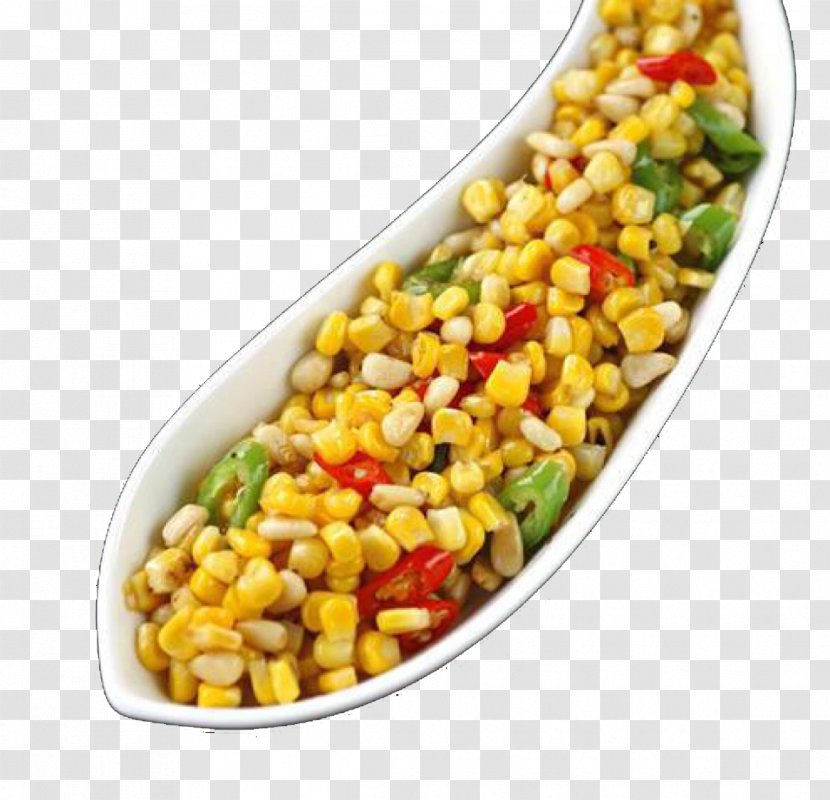 Bell Pepper Chinese Cuisine Fried Rice Corn Soup Pine Nut - Dish Transparent PNG