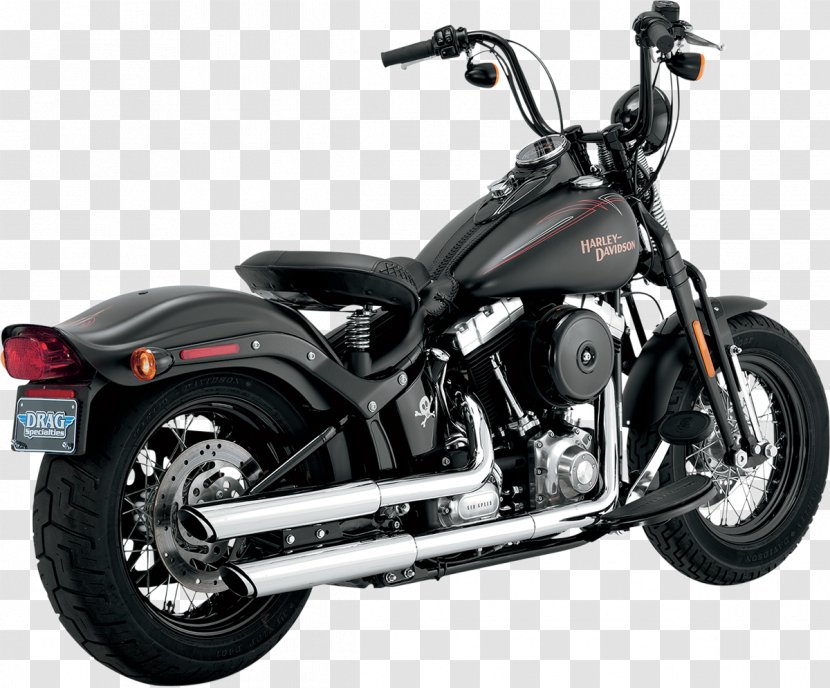 Exhaust System Harley-Davidson Super Glide Motorcycle Muffler - Vance Hines Transparent PNG
