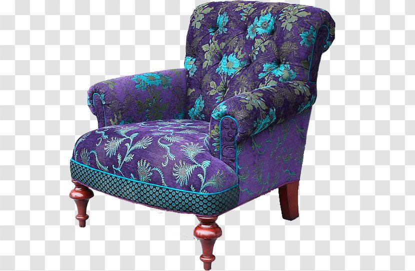 Wing Chair Upholstery Furniture Club Transparent PNG