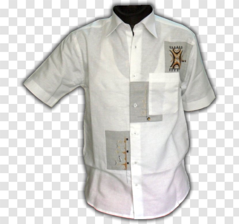 Dress Shirt Embroidery Loincloth Uniform - Button Transparent PNG