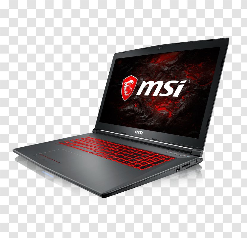 Laptop Intel Core MSI GV72 Micro-Star International - Netbook Transparent PNG