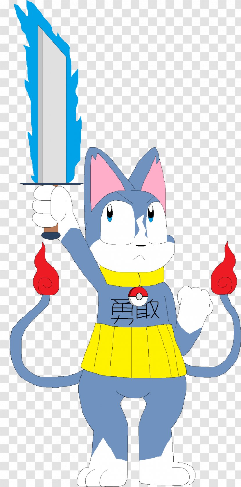 Yōkai Cat Drawing Art - Frame Transparent PNG