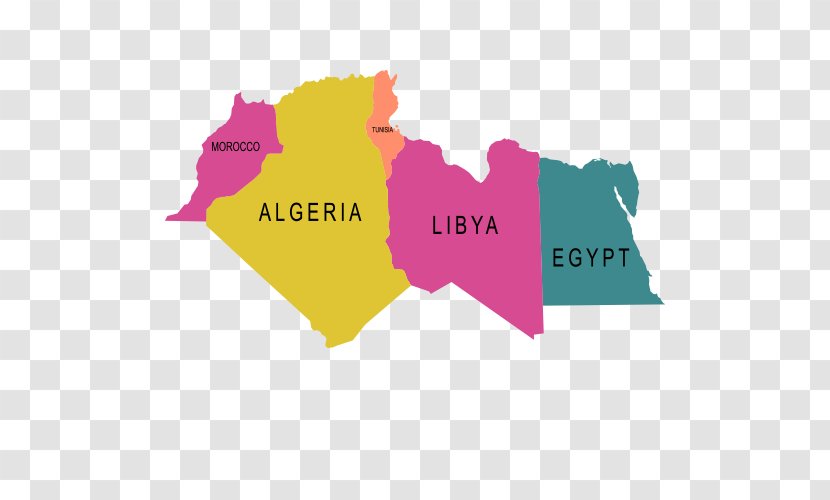 Arab Spring World Map - Remarkable - Algeria Transparent PNG