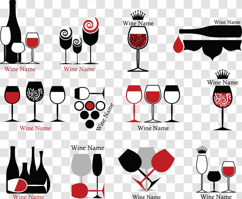 Wine Glass Bottle - Catering Icon Free Download, Catering, Transparent PNG