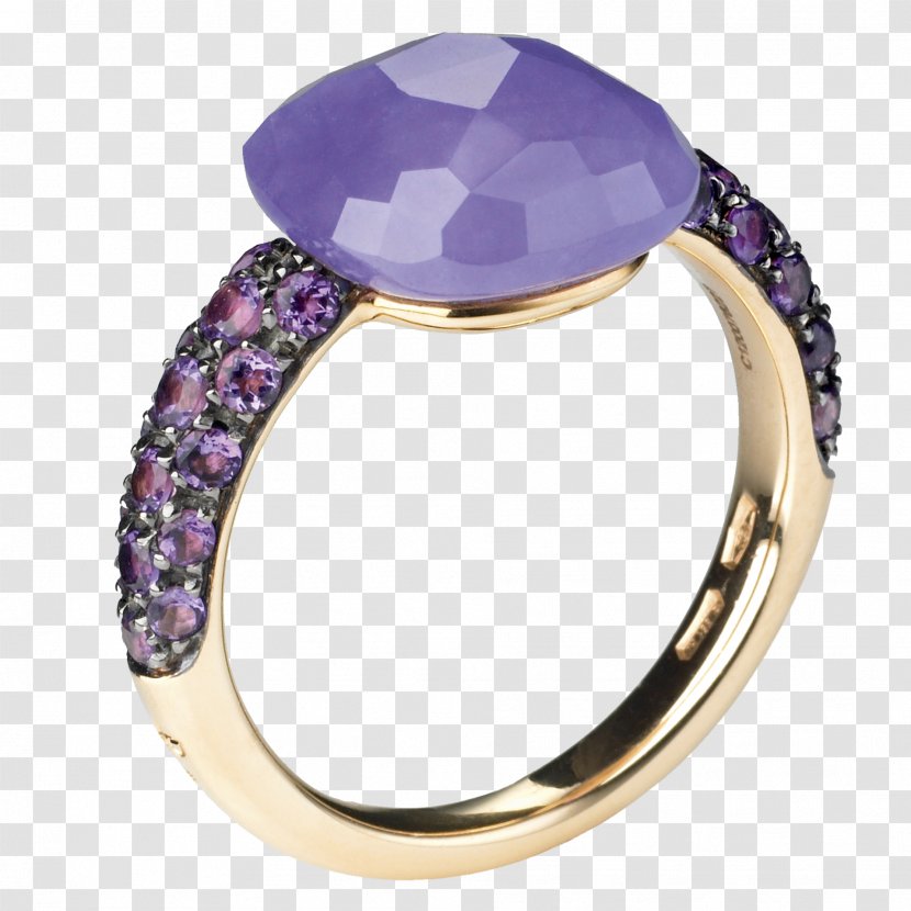 Amethyst Pomellato Ring Jewellery Diamond - Facet Transparent PNG