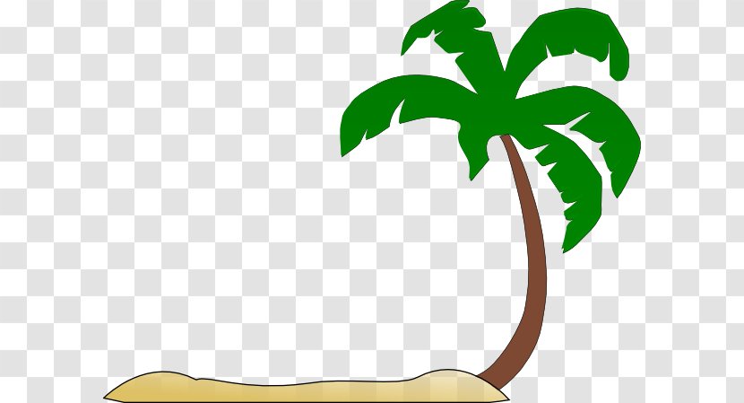 Shore Arecaceae Beach Clip Art - Leaf - Animated Cliparts Transparent PNG