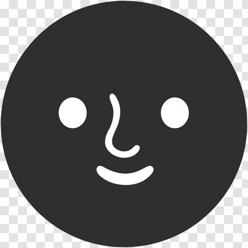 Emoji Android Nougat Moon - Google - Half Transparent PNG