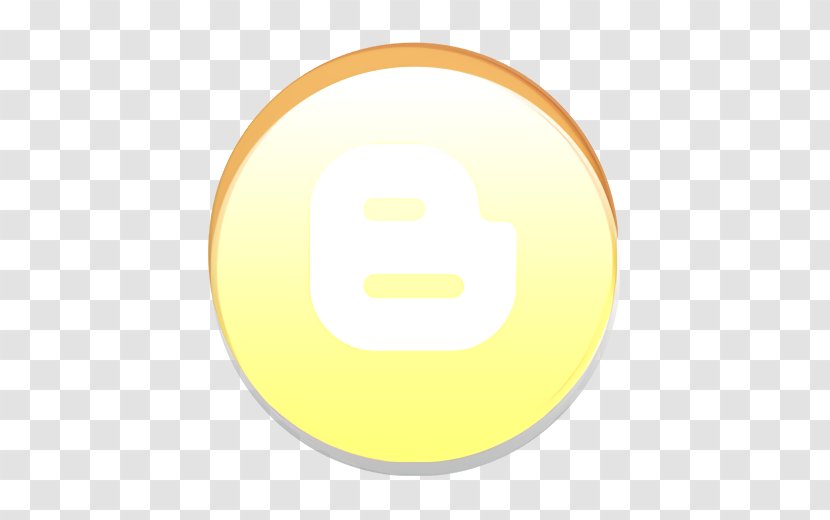 Bloger Icon Google - Yellow - Logo Smile Transparent PNG