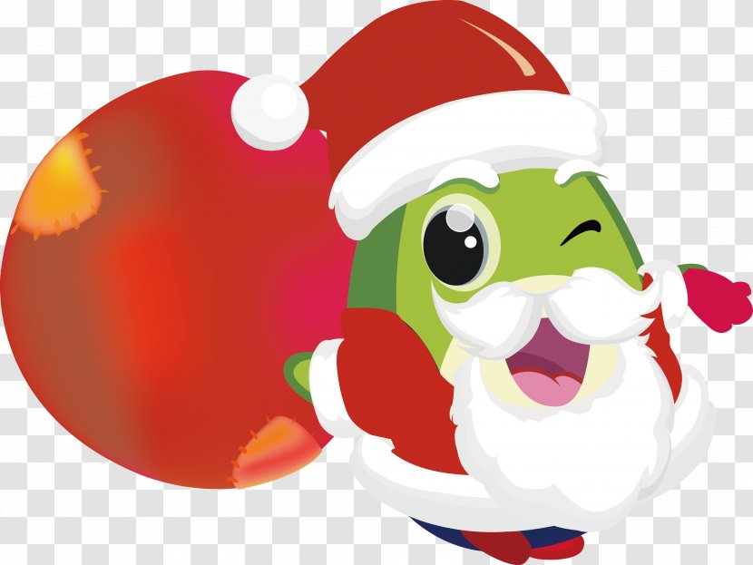 Santa Claus Christmas Ornament Clip Art Illustration Food - Noddy Transparent PNG