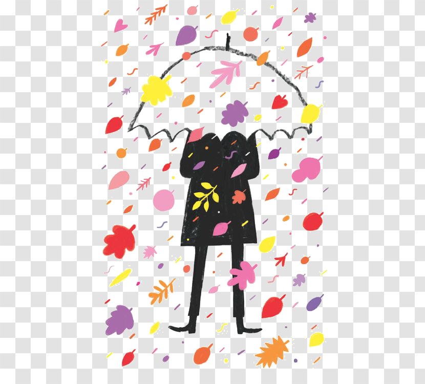 Drawing Rain Illustration - Model Sheet - Umbrella Man Transparent PNG