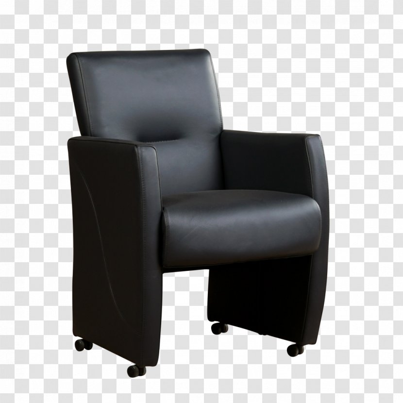 Club Chair Eetkamerstoel Table Leather - Eettafel Transparent PNG