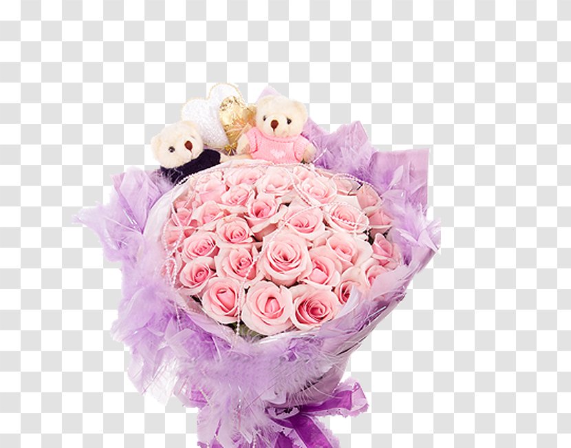 Nosegay Flower Beach Rose Gift Bride - Doll Bouquet Transparent PNG