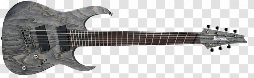 Seven-string Guitar Ibanez RG Multi-scale Fingerboard Fret - Acoustic Transparent PNG