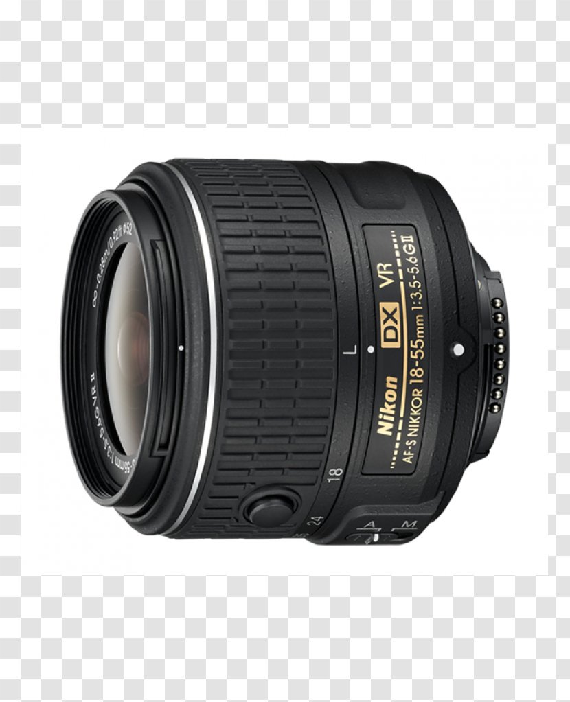 Nikon AF-S DX Zoom-Nikkor 55-200mm F/4-5.6G Canon EF-S 18–55mm Lens 18-55mm F/3.5-5.6G Nikkor 35mm F/1.8G - Camera Accessory Transparent PNG