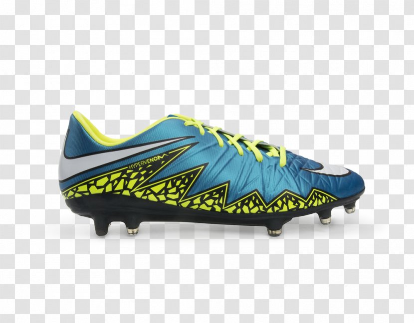 Nike Hypervenom Phatal II FG Blue Lagoon White Volt Black Cleat Shoe Football Boot Transparent PNG