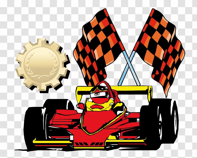 Racing Flags Formula One - Auto - Vector Banner Transparent PNG