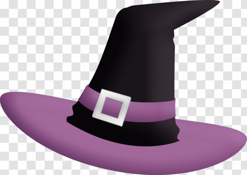 Halloween Image Witch Party - Purple Transparent PNG
