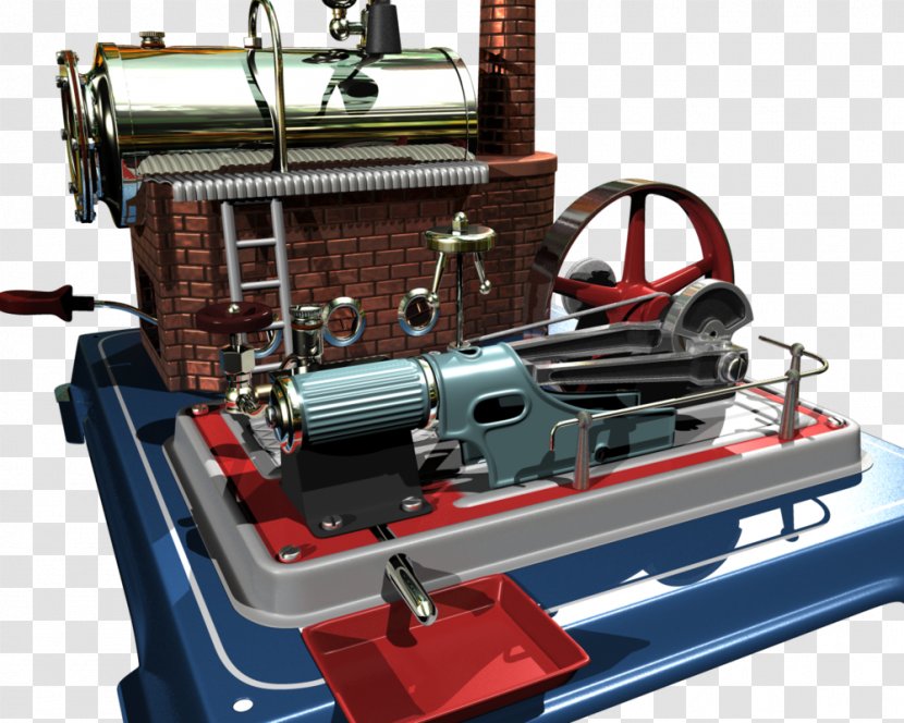 Steam Engine Wilesco Machine Live - Auto Part Transparent PNG