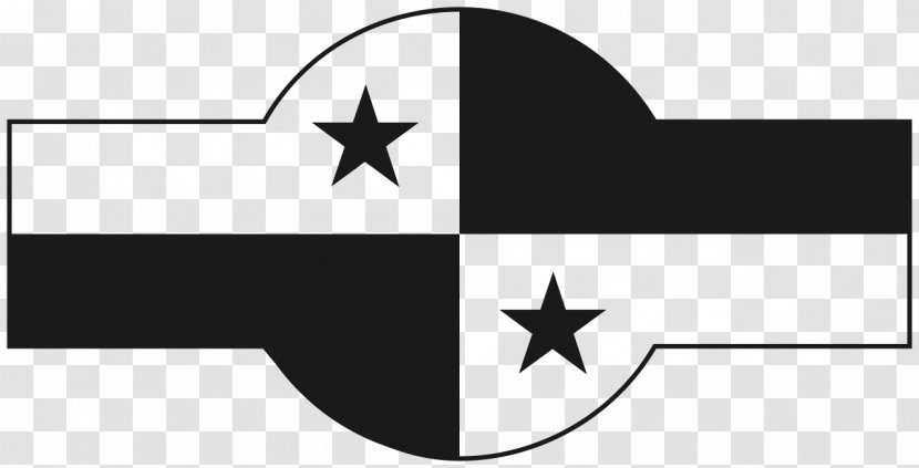 Flag Of Panama - Black Transparent PNG