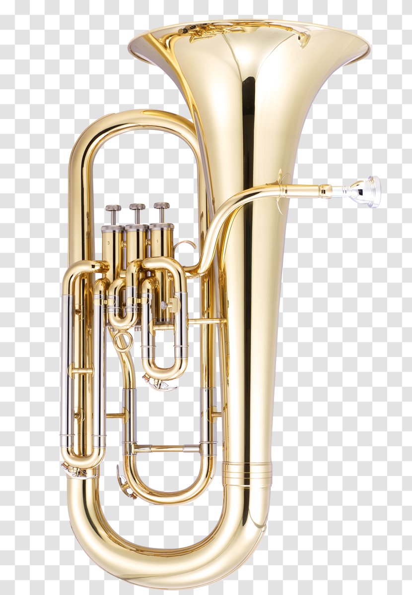 Euphonium Musical Instruments Tuba Valve Brass - Silhouette Transparent PNG