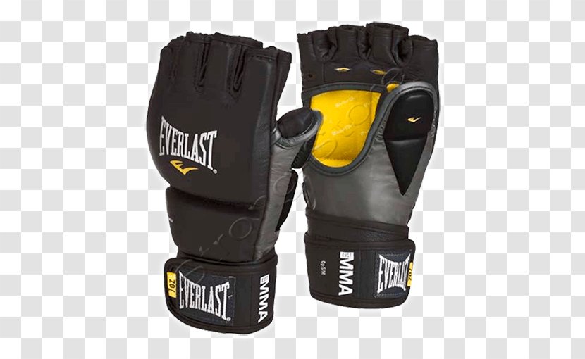 MMA Gloves Mixed Martial Arts Boxing Glove - Yellow Transparent PNG