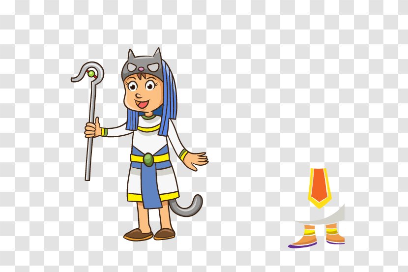 Ancient Egypt Cartoon Clip Art - One Piece Boy Transparent PNG