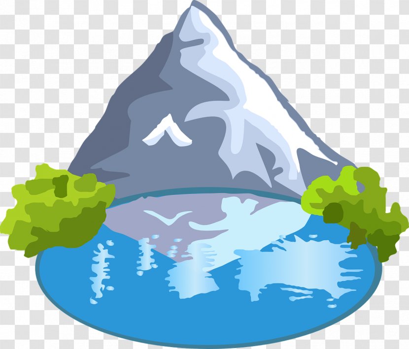 Mountain Lake Drawing Clip Art - Plant - Wind Cliparts Transparent PNG