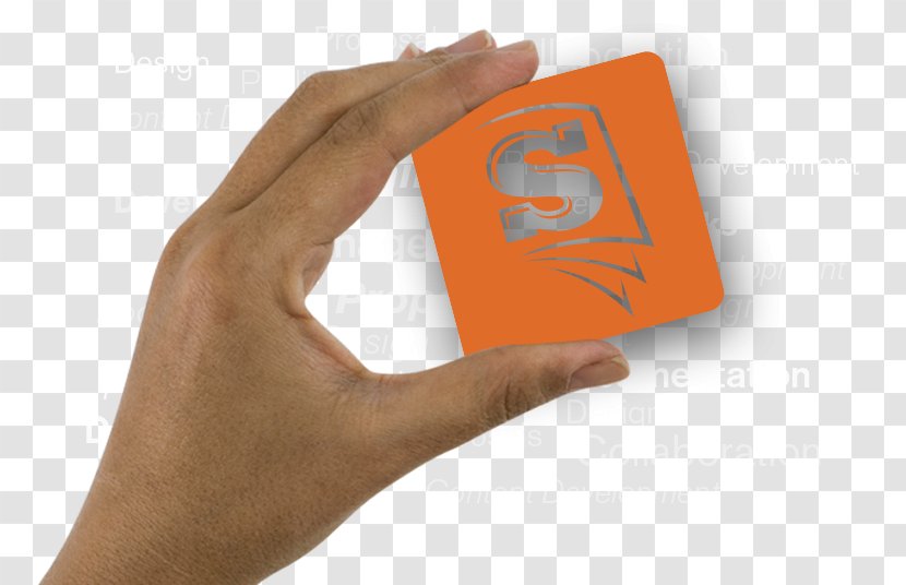 Thumb Brand - Orange - Design Transparent PNG