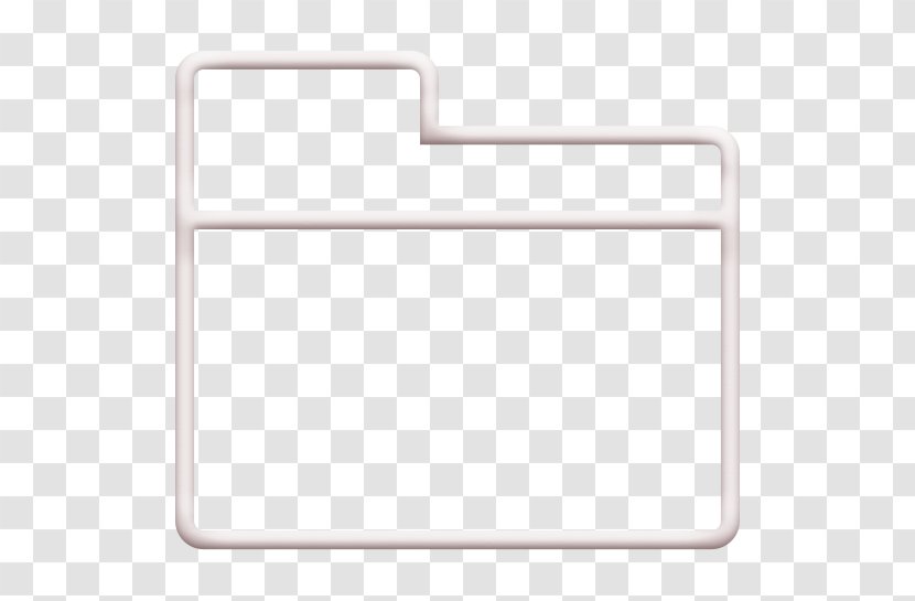 Folder Icon Essential Set - Rectangle Transparent PNG