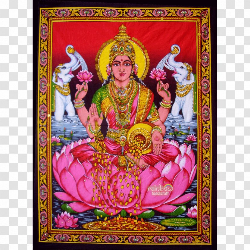 Lakshmi Ganesha India Krishna Hinduism - Pink Transparent PNG