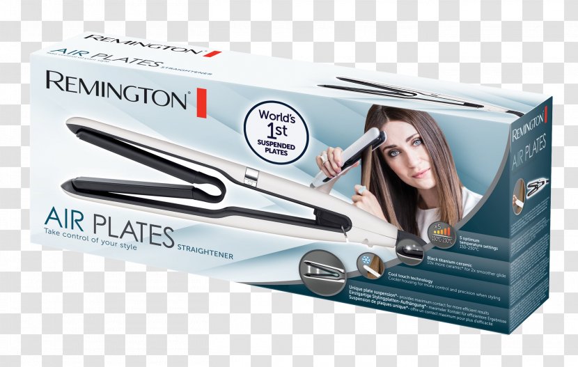 Hair Iron Remington Products Care Straightening T|Studio Pearl Ceramic Professional Styling Wand - Material Transparent PNG