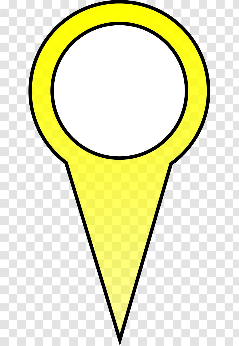 Paper Yellow Drawing Pin Clip Art - Push Icon Transparent PNG