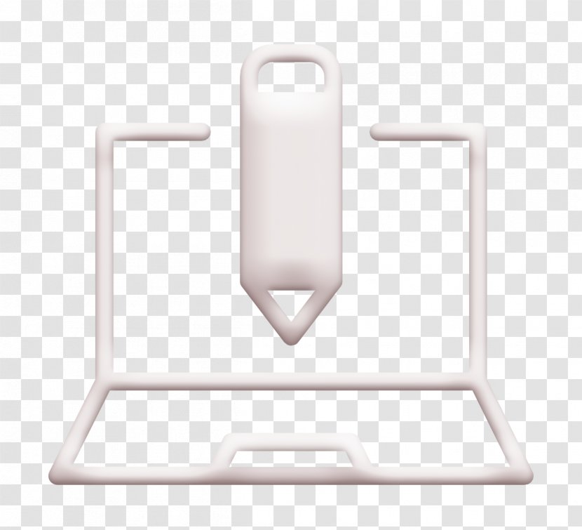 Laptop Icon Business Set - Text - Symbol Table Transparent PNG