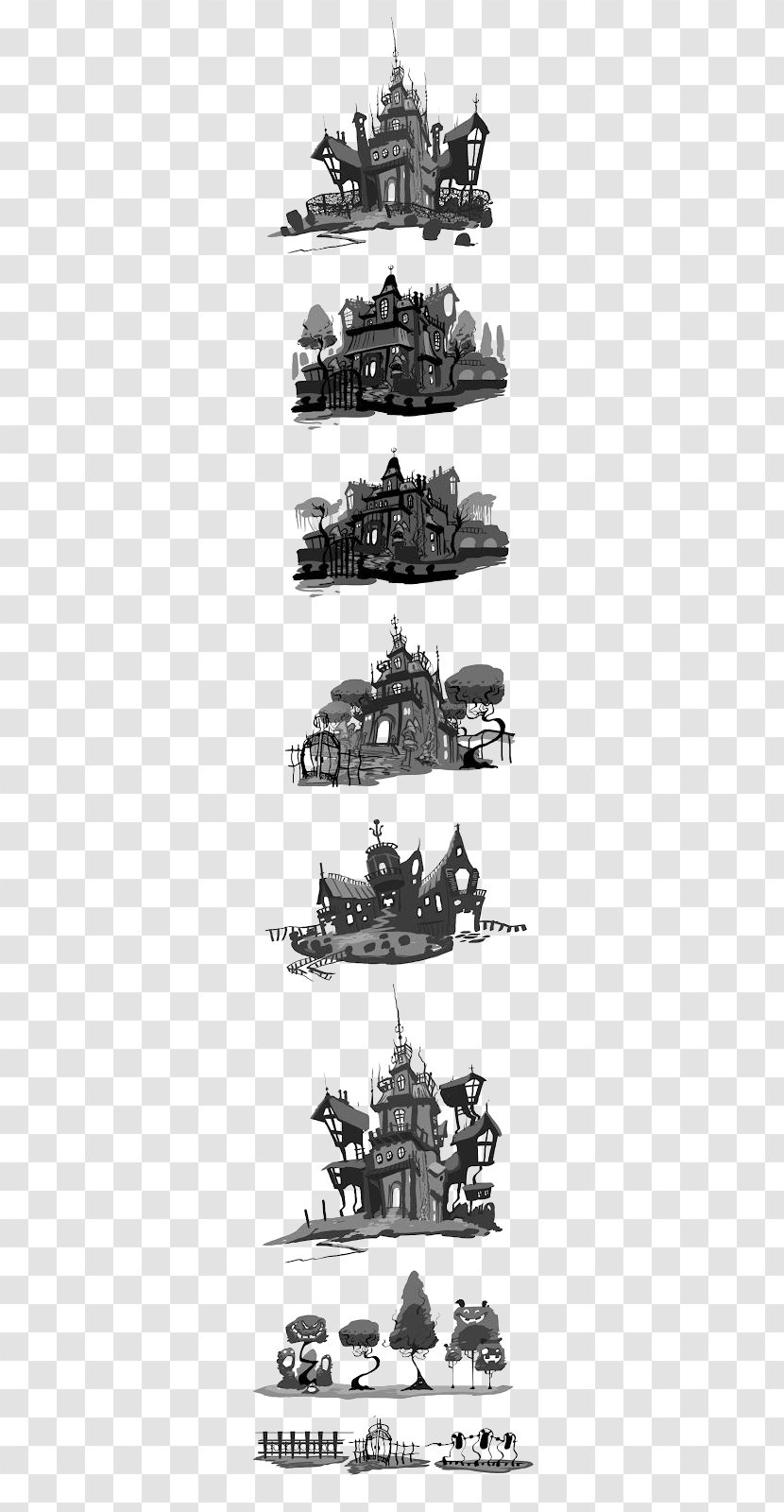 Visual Arts Black And White Concept Art Illustration - Heavy Cruiser - Castle Transparent PNG