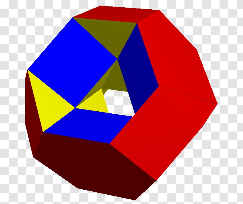 Truncated Octahedron Truncation Archimedean Solid Cuboctahedron - Uniform Polyhedron - Face Transparent PNG