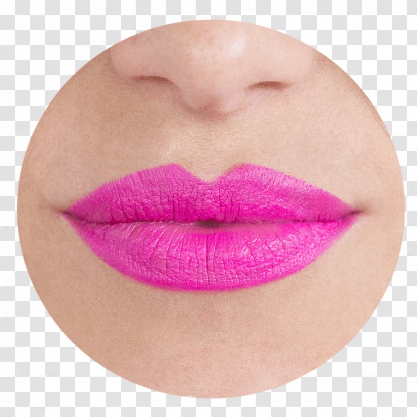 Lipstick Lip Gloss Magenta Close-up - Closeup Transparent PNG