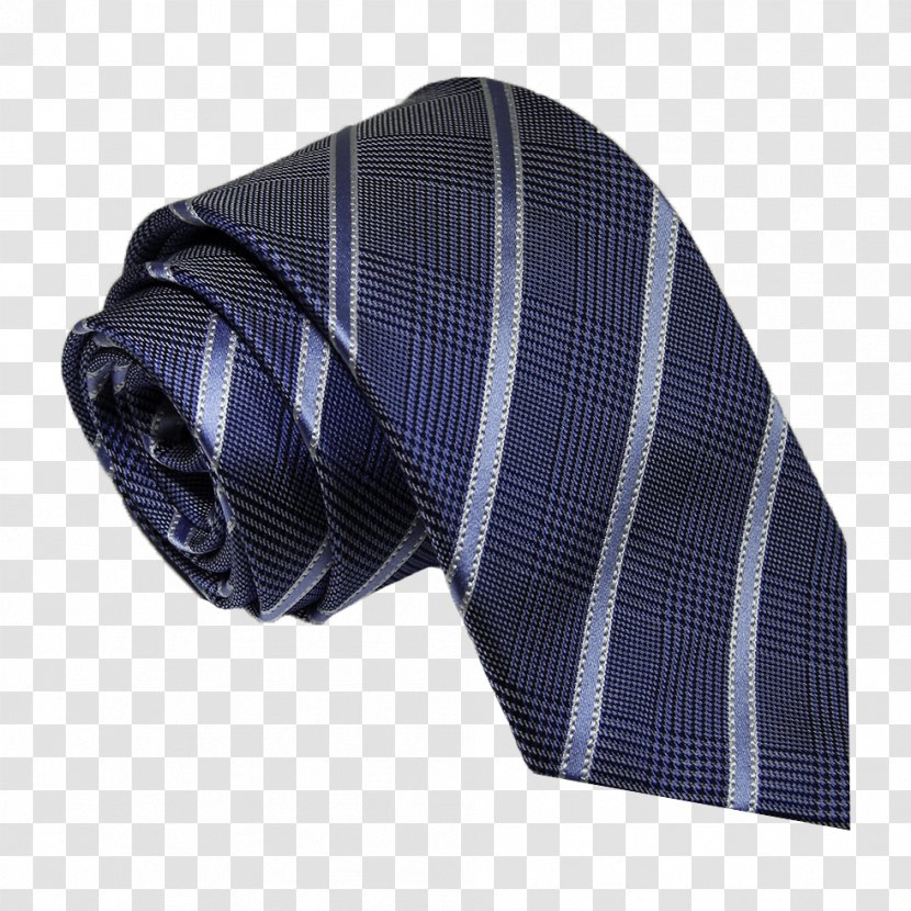 Necktie Tartan Silk Woven Fabric Stripe - Blue Transparent PNG